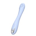 Vibromasseur silicone 10 modes de vibration USB bleu - BOZ-053TUR