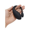 TANDEM Noir, stimulateur pour couple USB avec télécommande en silicone médical  - BQ125BLK