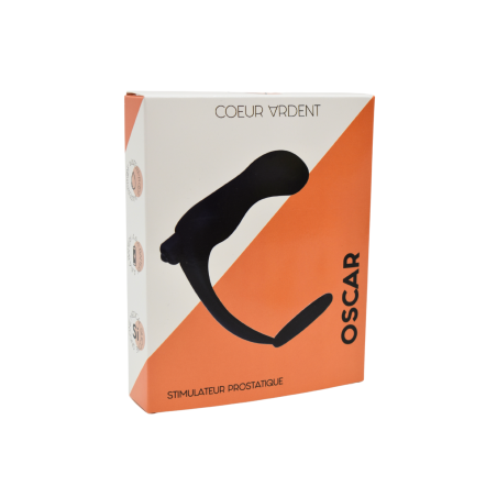 OSCAR, Stimulateur de prostate vibrant avec 10 modes de vibration - AOP054BLK
