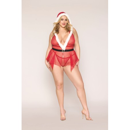 Costume mère noël grande taille 3 pièces - DG13530XCOS