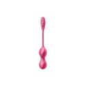 Boules de Geisha vibrantes télécommandées fushia Love Birds 2 Satisfyer - CC597866