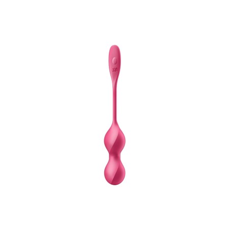 Boules de Geisha vibrantes télécommandées fushia Love Birds 2 Satisfyer - CC597866