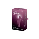 Stimulateur clitoridien couleur pourpre Pocket Pro 1 Satisfyer - CC597860SA