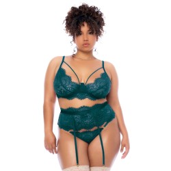 Ensemble 3 pièces grande taille vert