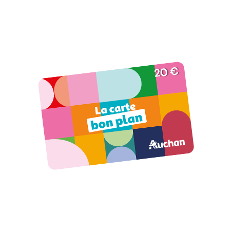 Carte cadeau Auchan 20€